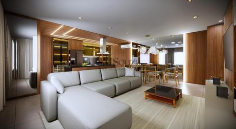 Apartamento mobiliado para locação  em Londrina, Gleba Palhano, com 2 suítes, com 103 m², Arch Palhano