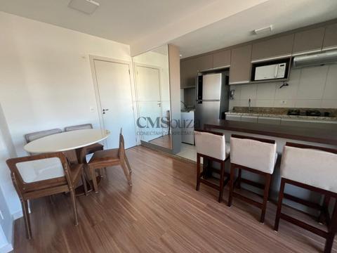 Apartamento para alugar 2 quartos mobiliado com suíte | Jardim Shangri-la