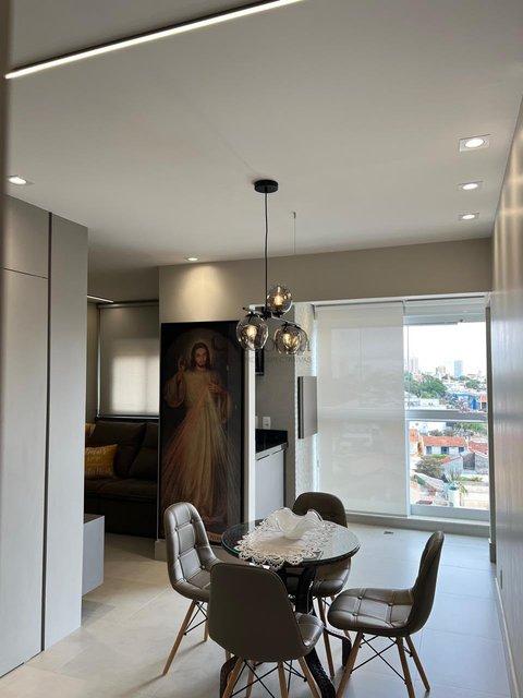 Apartamento mobiliado para locação -  Ed. Vista Parque – 2 quartos (1 suíte), 71m², 2 vagas – Jardim Presidente, Londrina