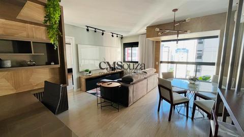 Apartamento à venda e para alugar em Londrina, Gleba Palhano, com 1 suíte, com 58 m²